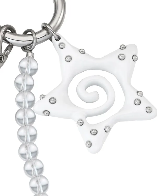 Dot Star Keyring · 도트 스타 키링 / 실버