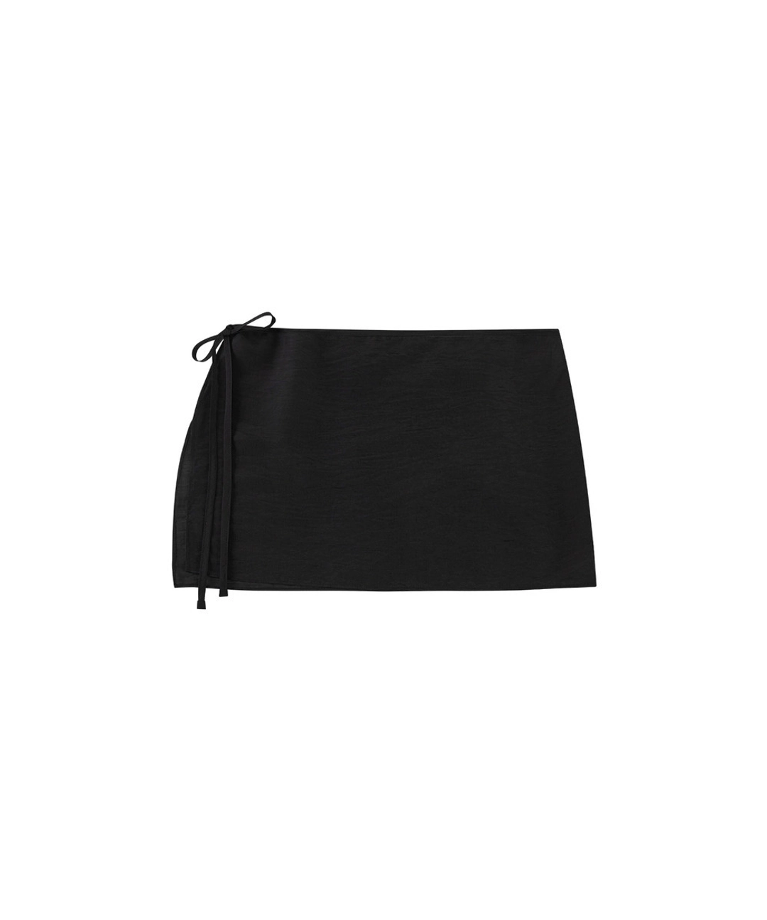 반원 아뜰리에 P3324 시폰 랩 스커트_Black 상품 이미지 1