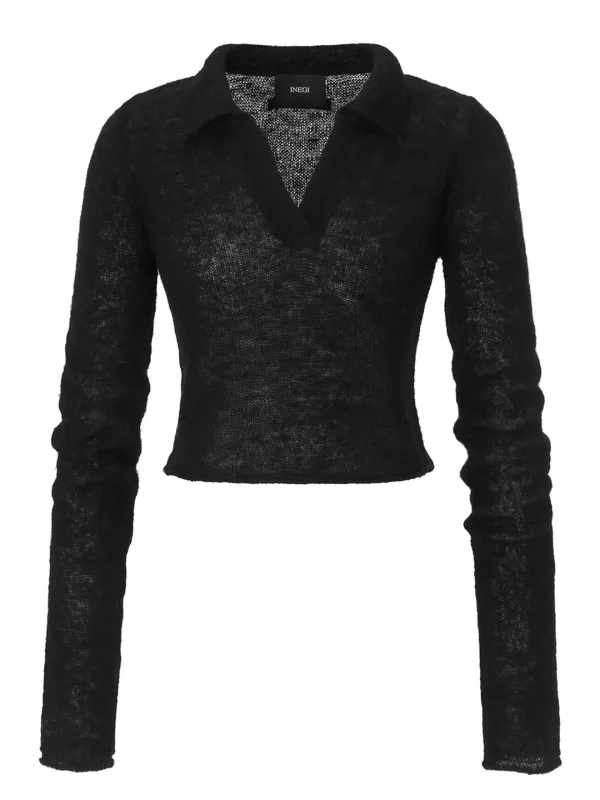 [Off-Season] Slow Collar Knit (black)