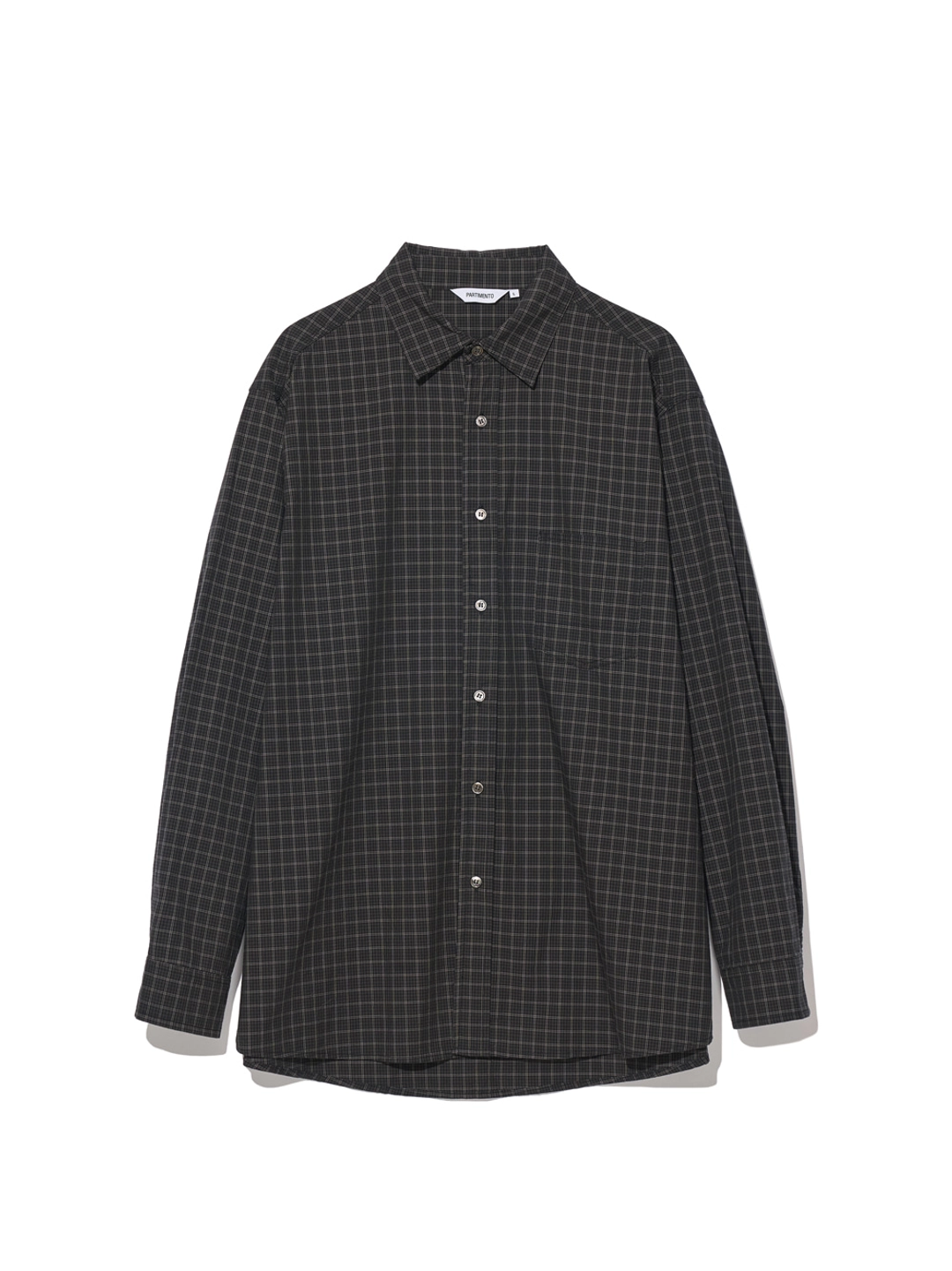 파르티멘토 Classic Tartan Check Shirts_Black 상품 이미지 3