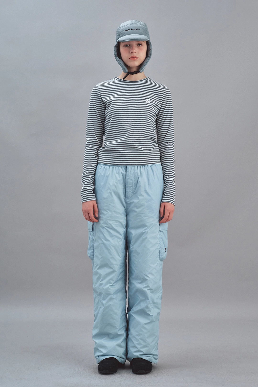 레스트앤레크레이션 STRIPE LONG SLEEVE - SKY BLUE 상품 이미지 2