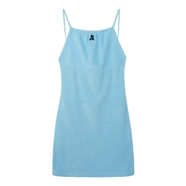 TERRY MINI DRESS - BLUE
