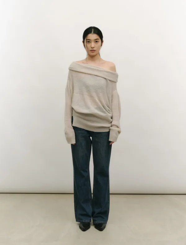 ESSENTIAL FLARE JEANS [BLUE]