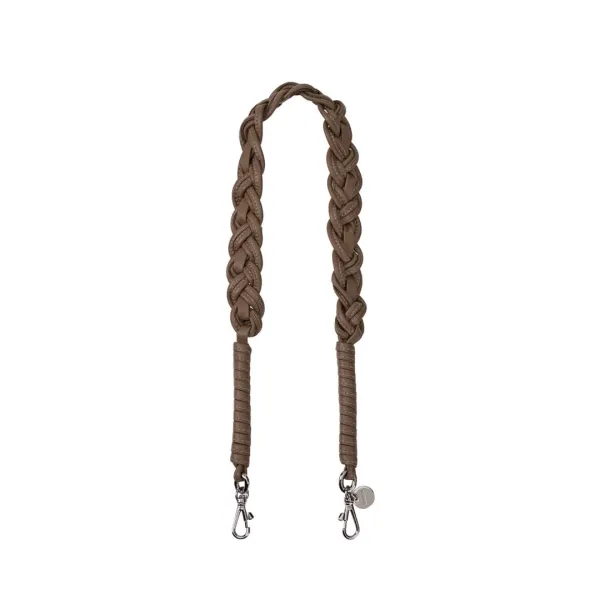 Twist Leather Strap (트위스트 레더 스트랩) Khaki Beige