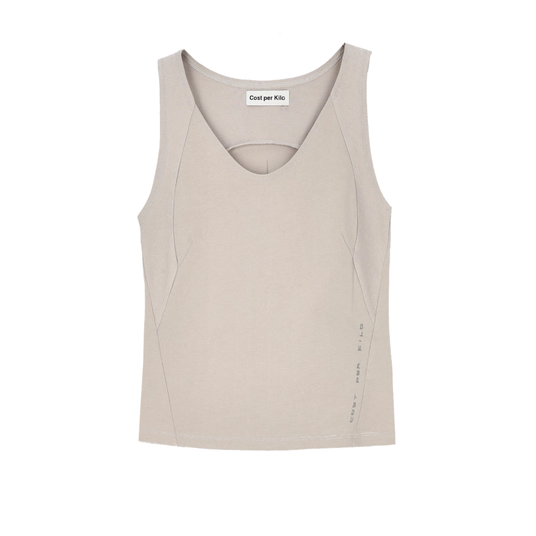 코스트퍼킬로 STRETCH TANK TOP GREY 상품 이미지 2