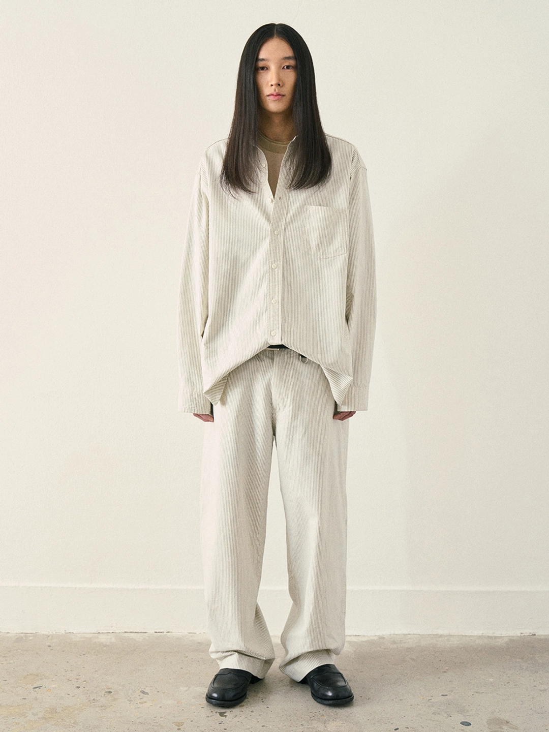 파르티멘토 Pin Stripe Easy Pants_Ivory 상품 이미지 2
