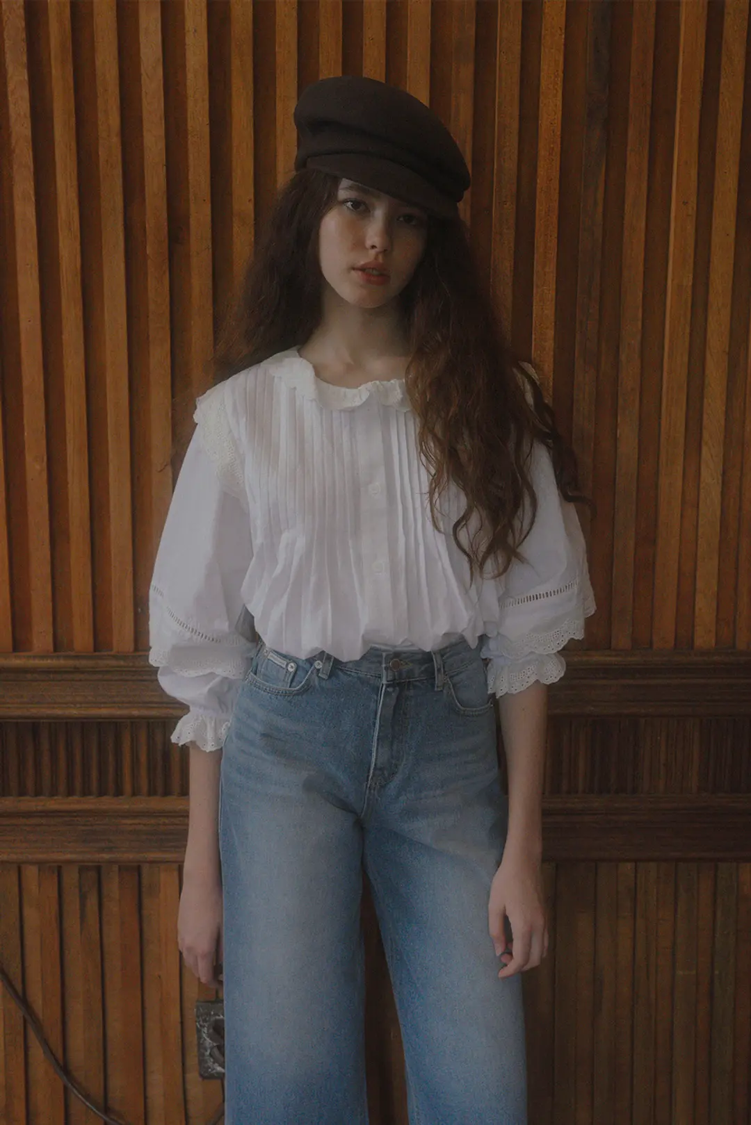 위드아웃썸머 Villa lace blouse_ivory 상품 이미지 2