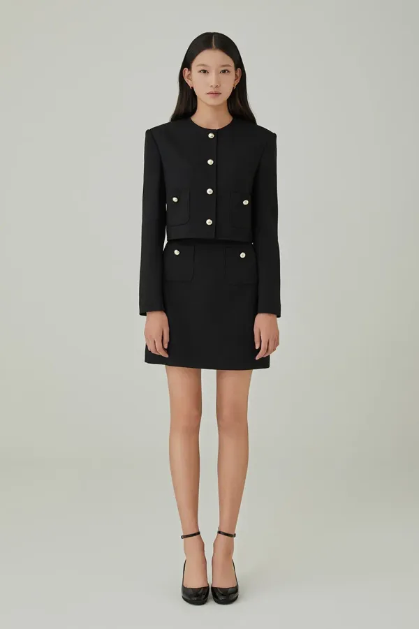 NO.21 SKIRT - BLACK