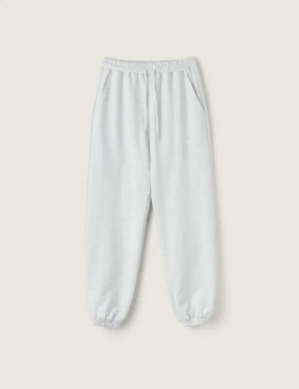 Sonia Jogger Pants (White Melange)