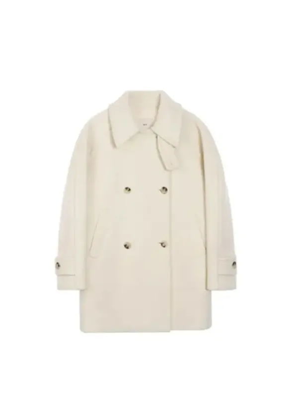 (4COLOR)HALF DOUBLE PEA COAT