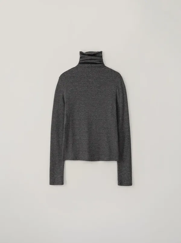 LETTUCE ROLL NECK_CHARCOAL