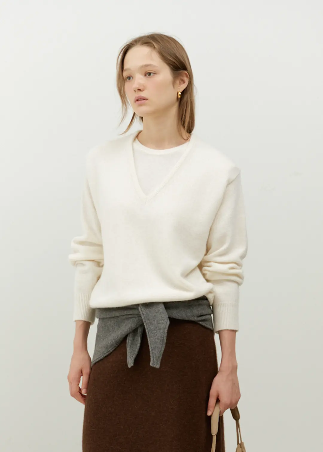 더라이 [6차] Layered Knit(Ivory) 상품 이미지 2