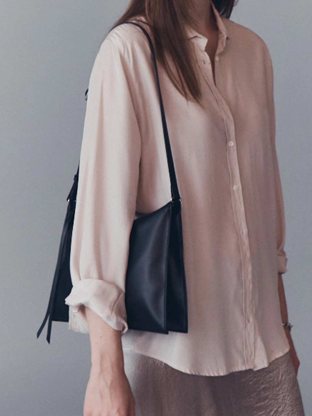 오브히 아코디언 백 Accordion Bag_Black 상품 이미지 2