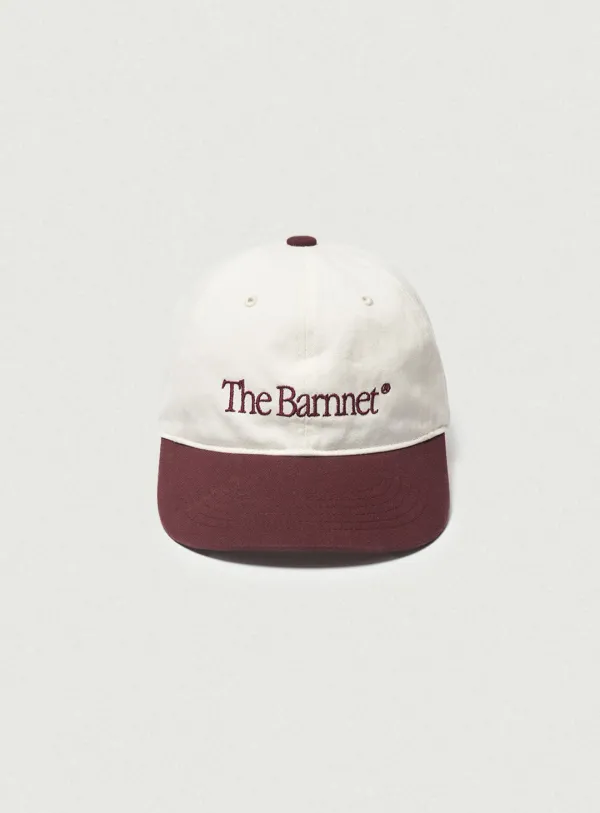 Two-Tone Logo Ball Cap_Burgundy