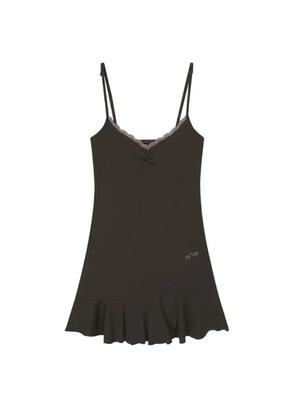 BEA MINI DRESS / BROWN