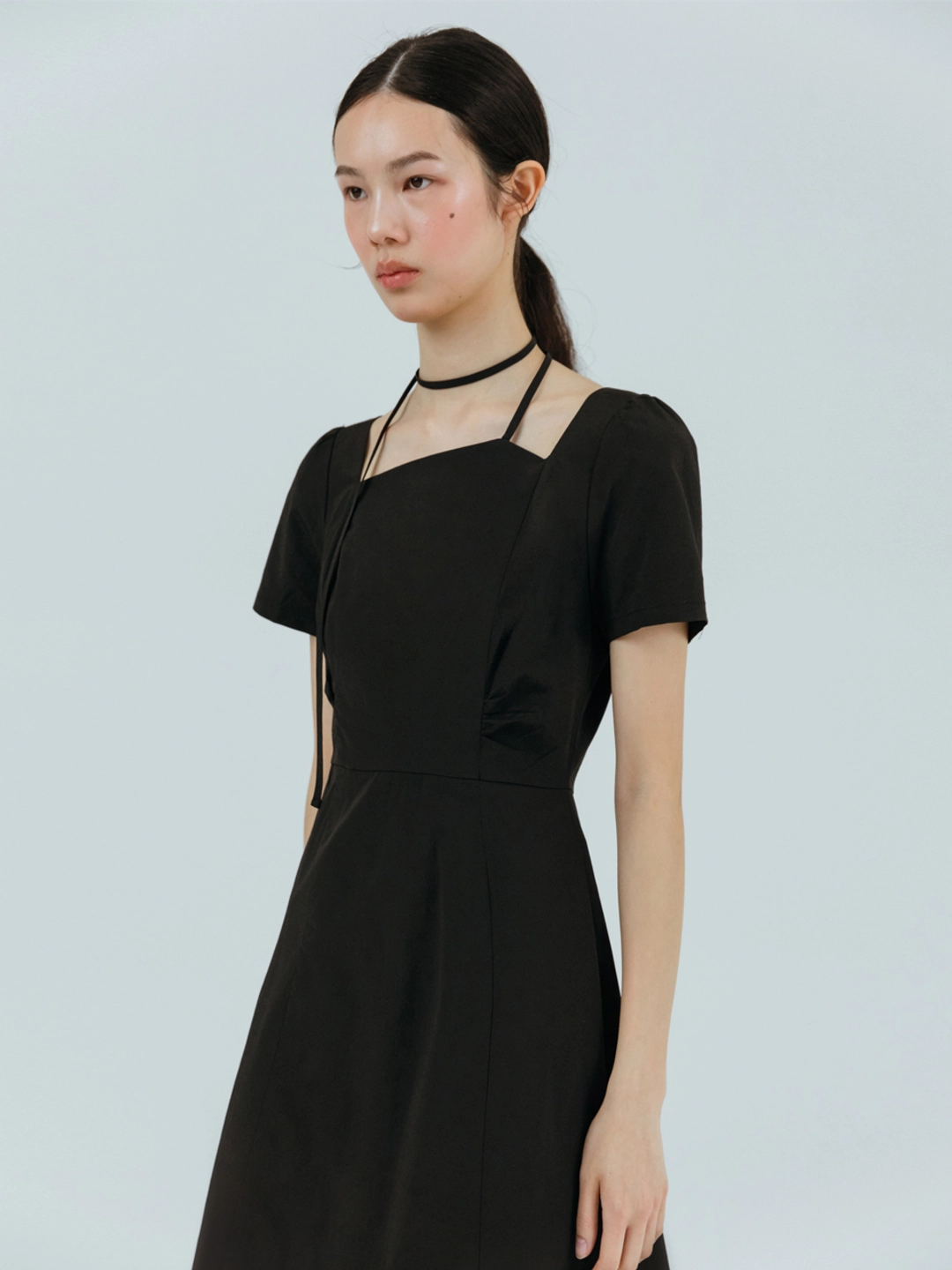 에트몽 2-Way Strap Dress, Black 상품 이미지 1