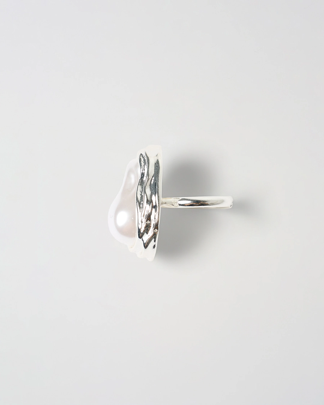 누아르나인 Bold Pearl Ring [SILVER] 상품 이미지 2