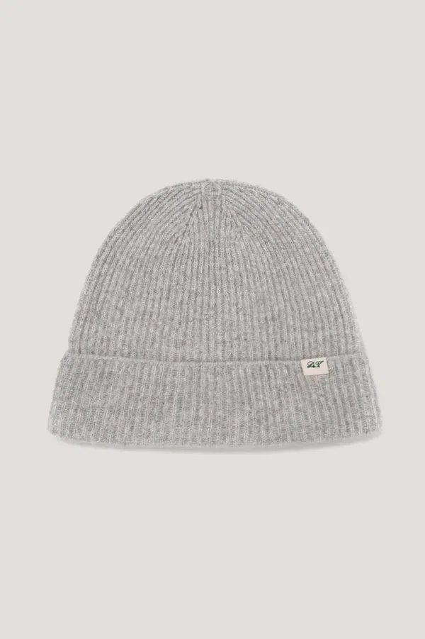 WHOLEGARMENT KNIT BEANIE GREY