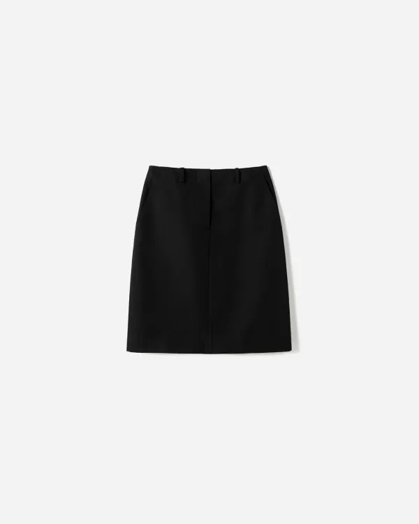 Sera Cotton Midi Skirt