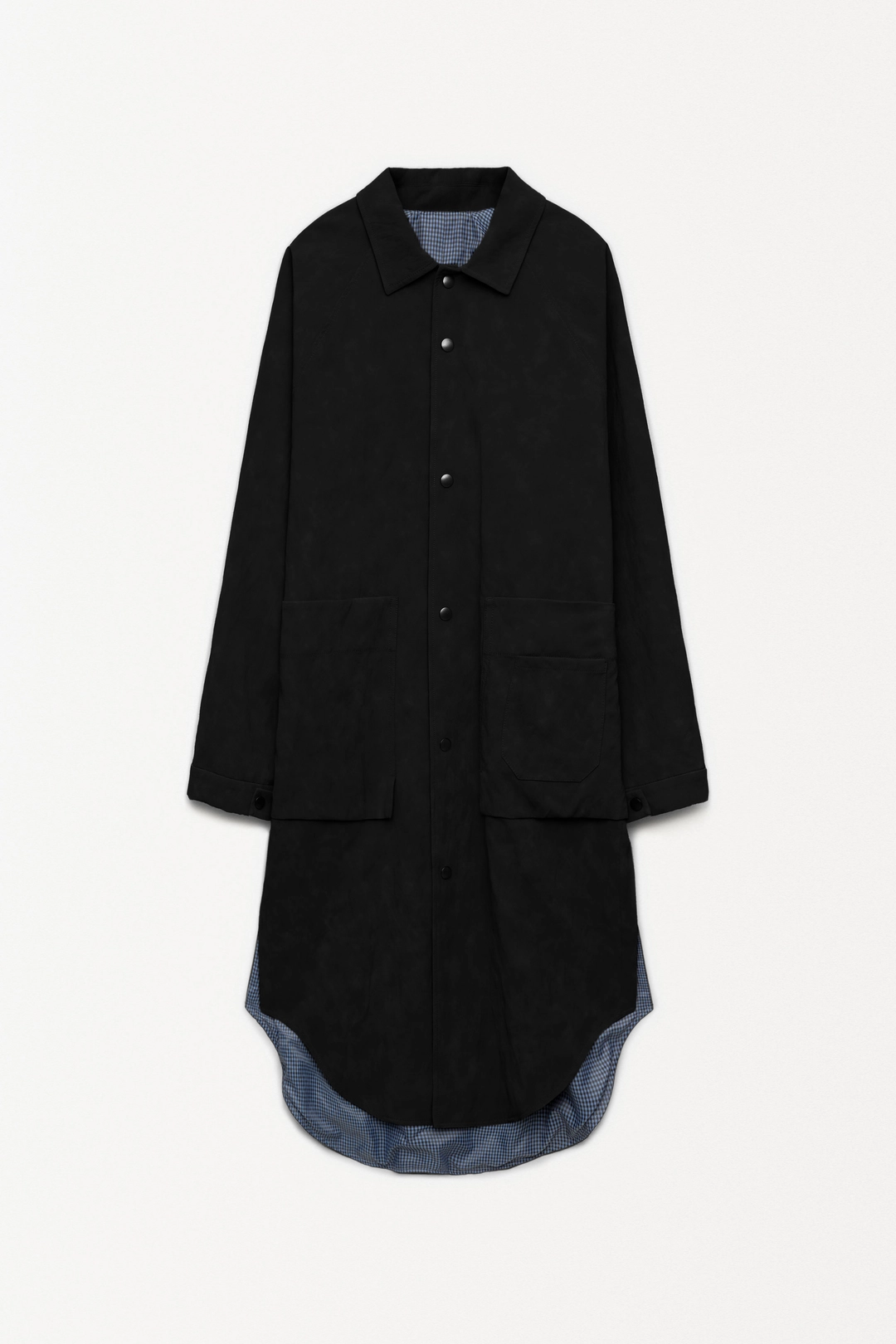 더일마 Nolly Suede Trench Coat black 상품 이미지 1