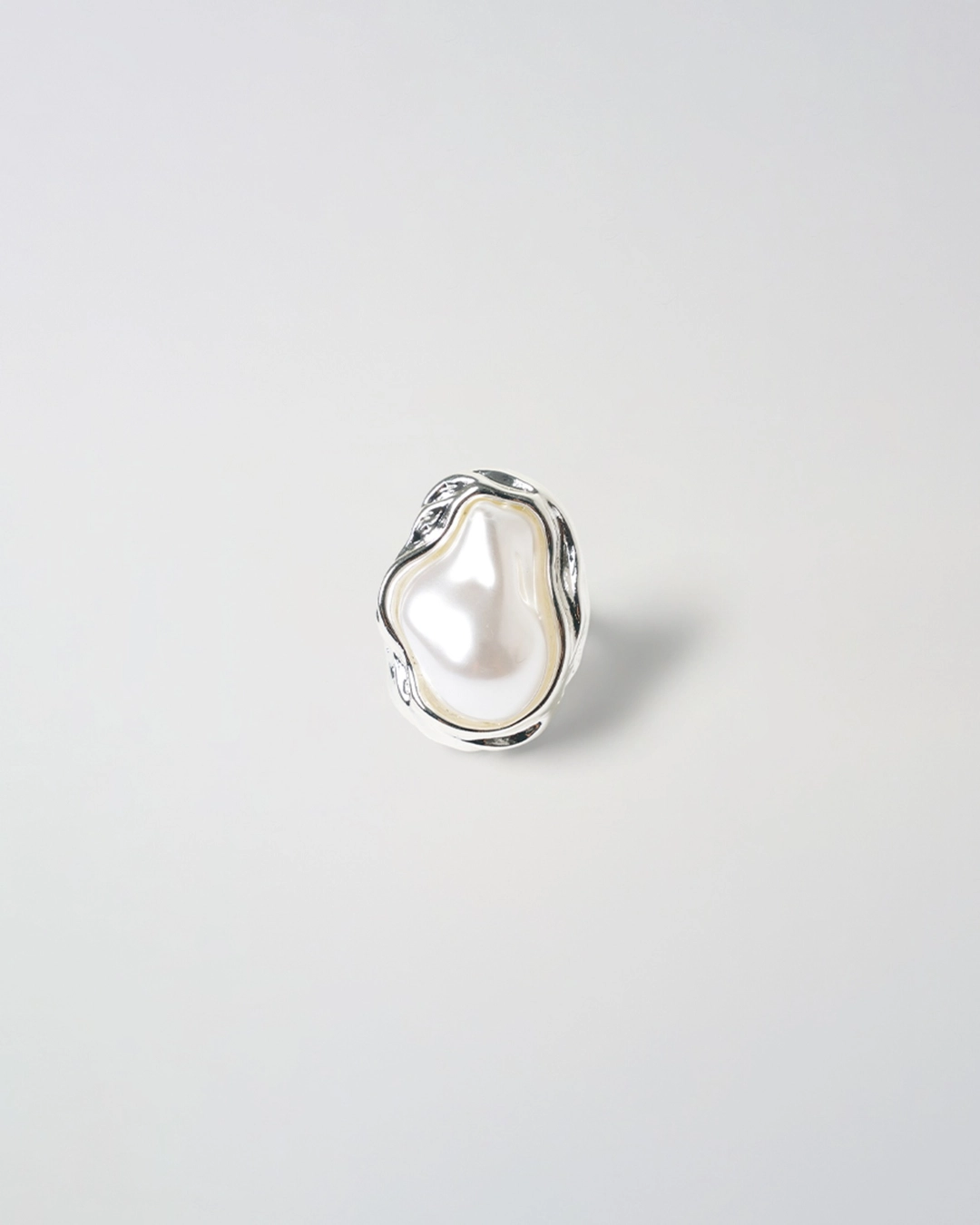 누아르나인 Bold Pearl Ring [SILVER] 상품 이미지 1
