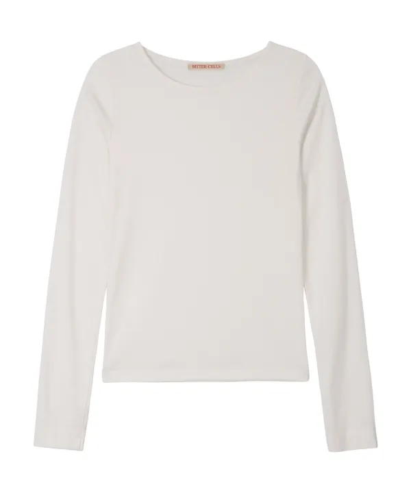 Essential Tencel Long Sleeve-Ivory