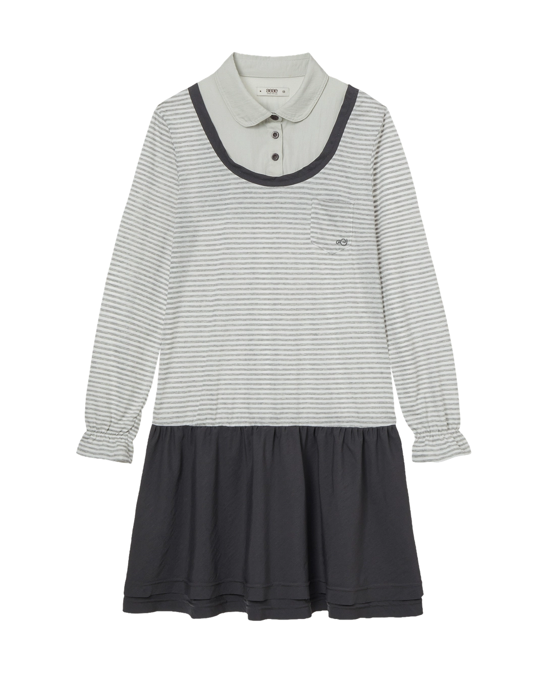 에이이에이이 LAYERED ONE PIECE [GREY] 상품 이미지 1