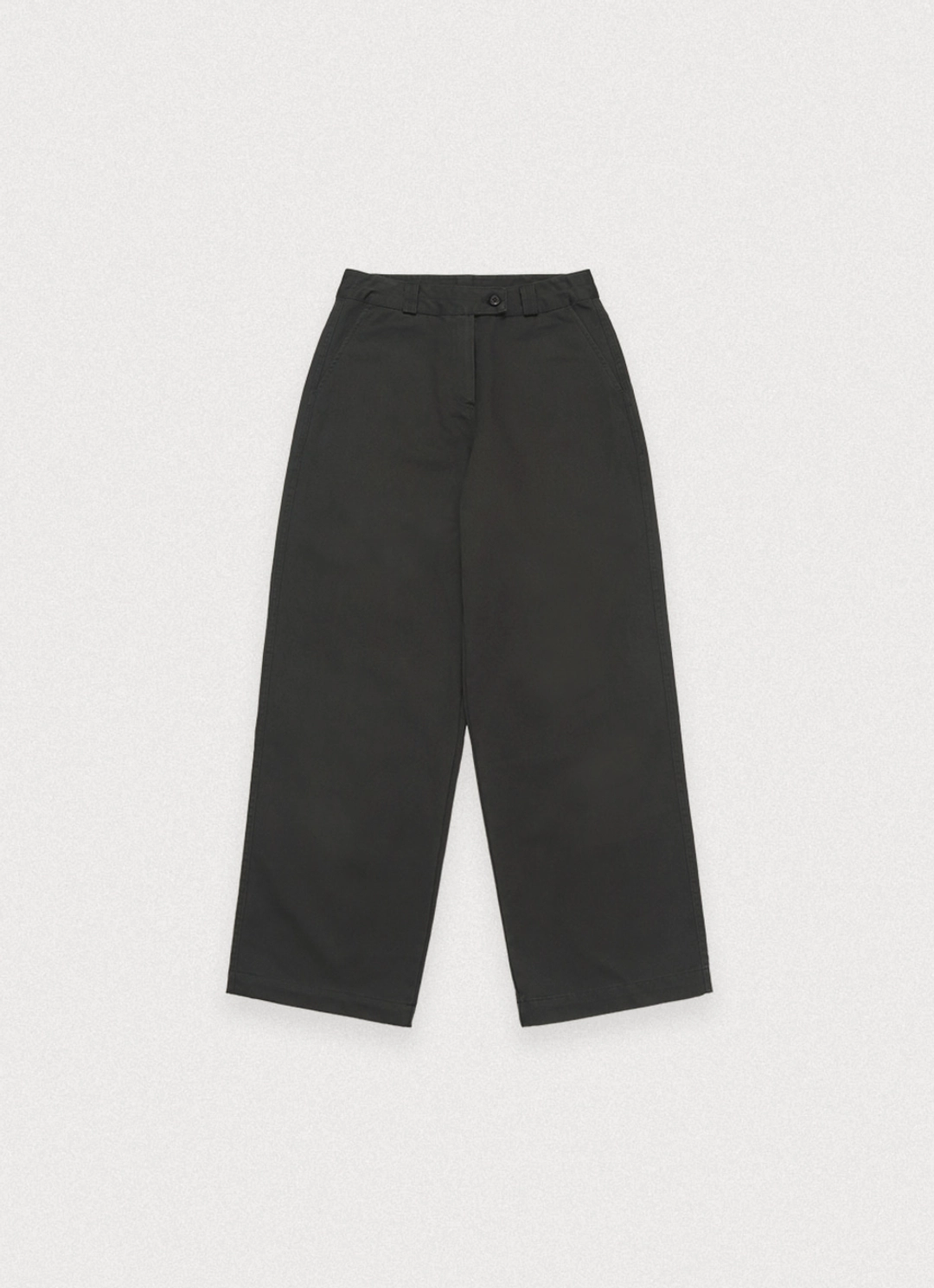 포에토 Edit basic cotton pants - charcoal 상품 이미지 3