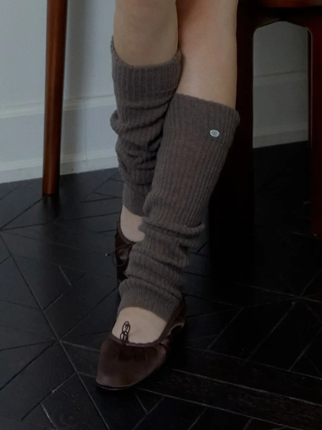 마가린핑거스 COZY LOOSE LEG WARMER (BROWN) 상품 이미지 2