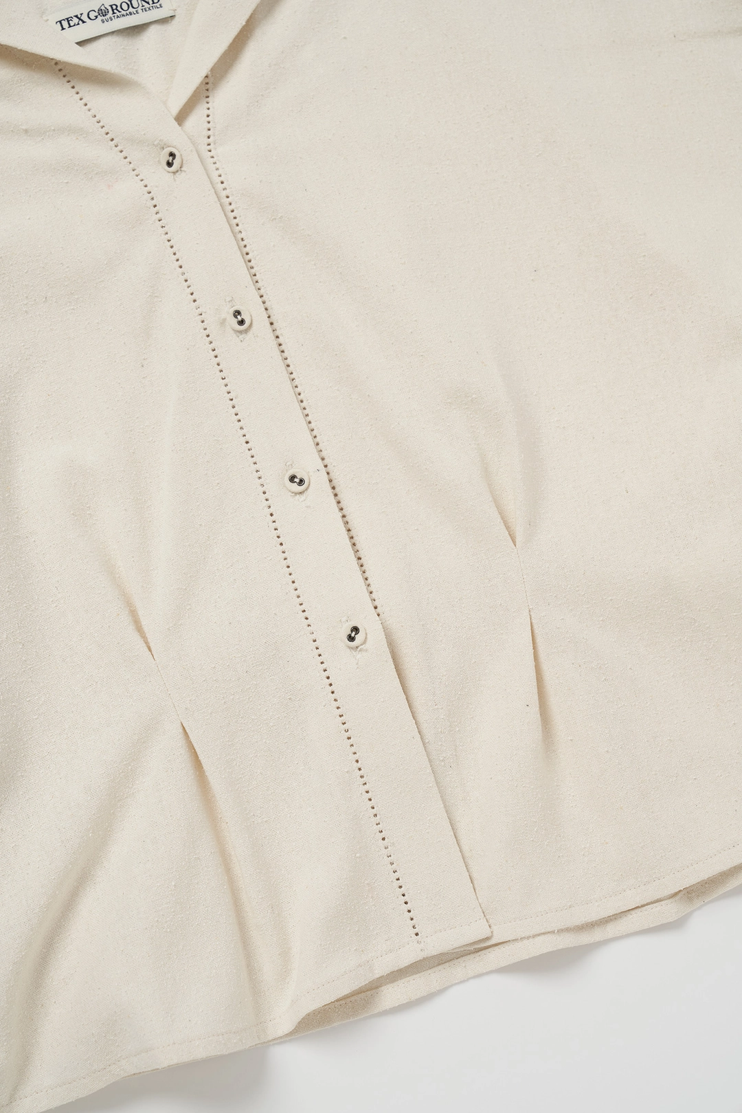 비아플레인 Via Nori simple blouse (Ivory) 상품 이미지 1