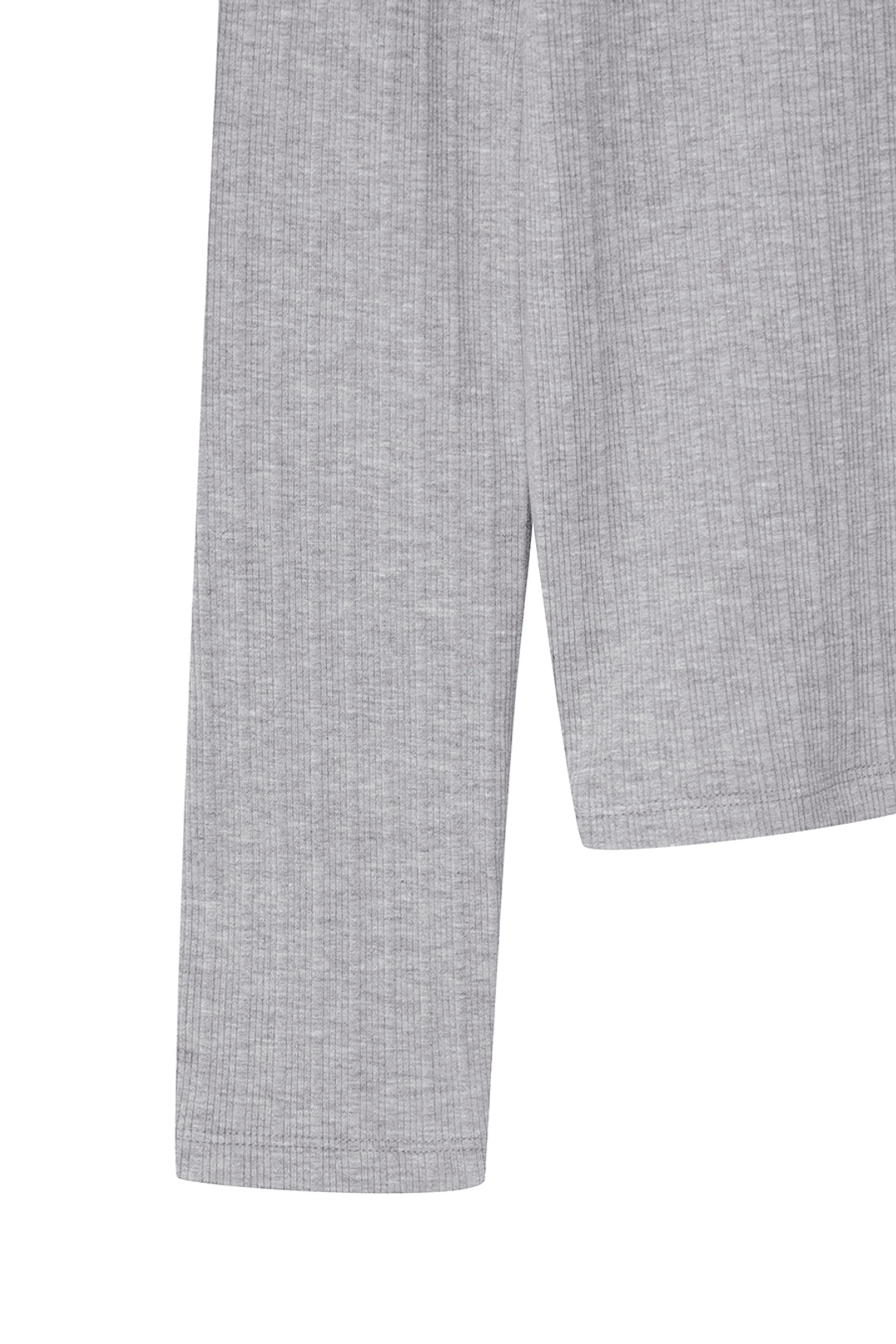 르917 CLEAN RIBBED T-SHIRT [GREY] 상품 이미지 3