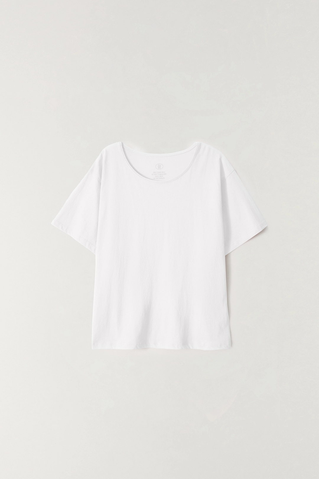 더라우스트 오버핏 반팔 티셔츠 IVORY 상품 이미지 1