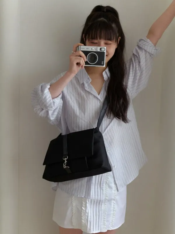 클로이 나일론백 Chloe Nylon Bag_Black