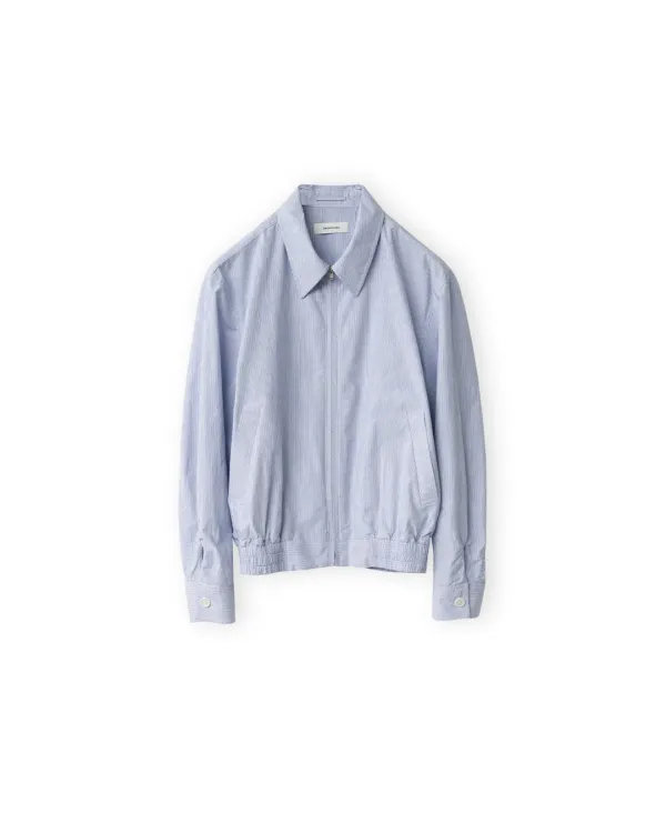 W Stripe Blouson, Blue Stripe
