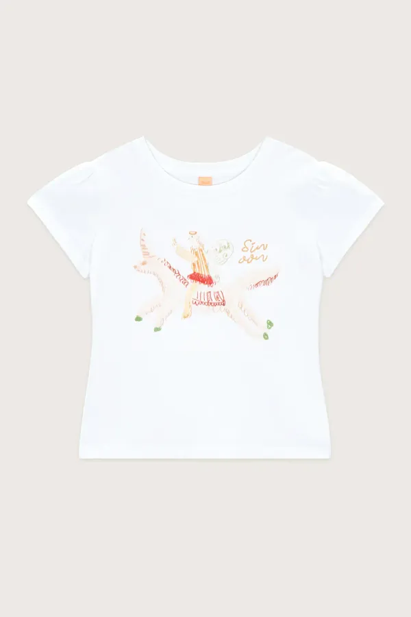 Unicorn Puff T-Shirt (White)