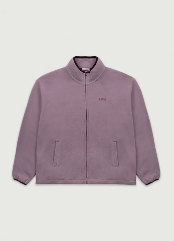 Loom Fleece Zip-Up [dusty plum]