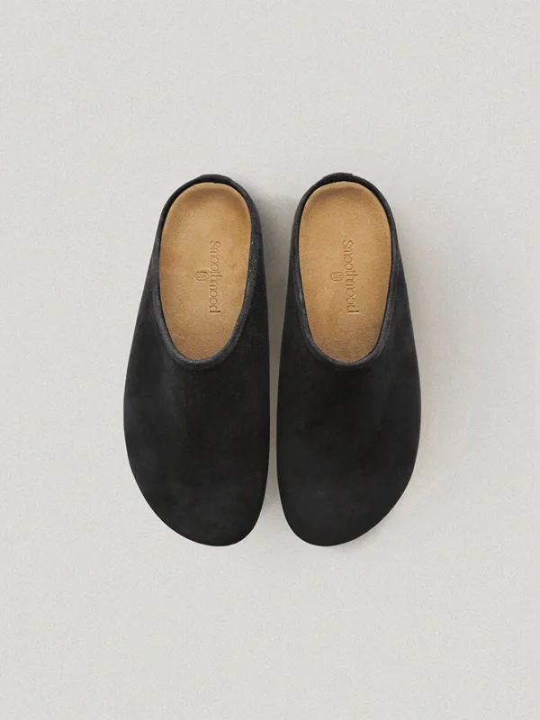 Randy Suede Mule Charcoal (Vibram Sole)
