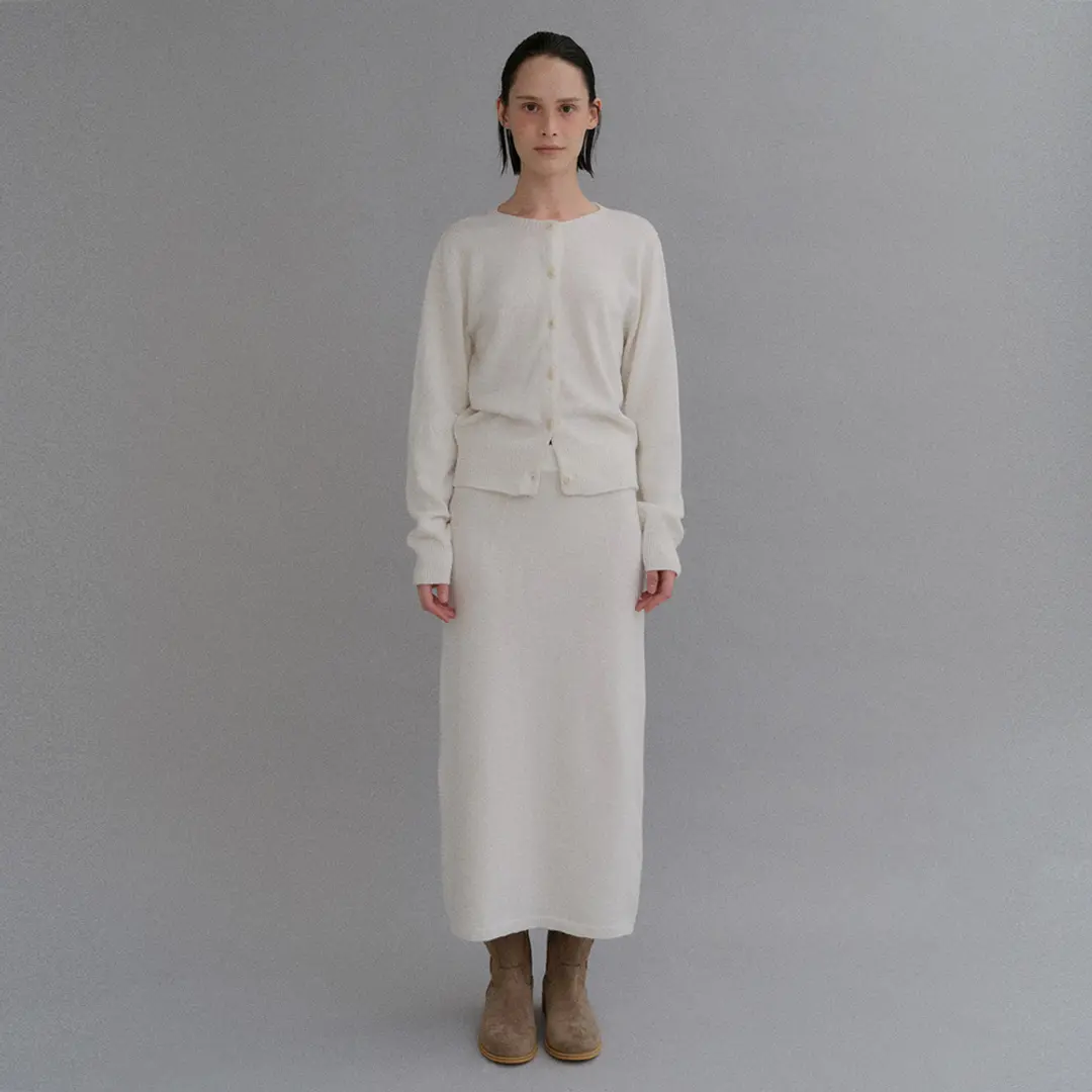 베이오드 cashmere knit skirt_ivory 상품 이미지 2