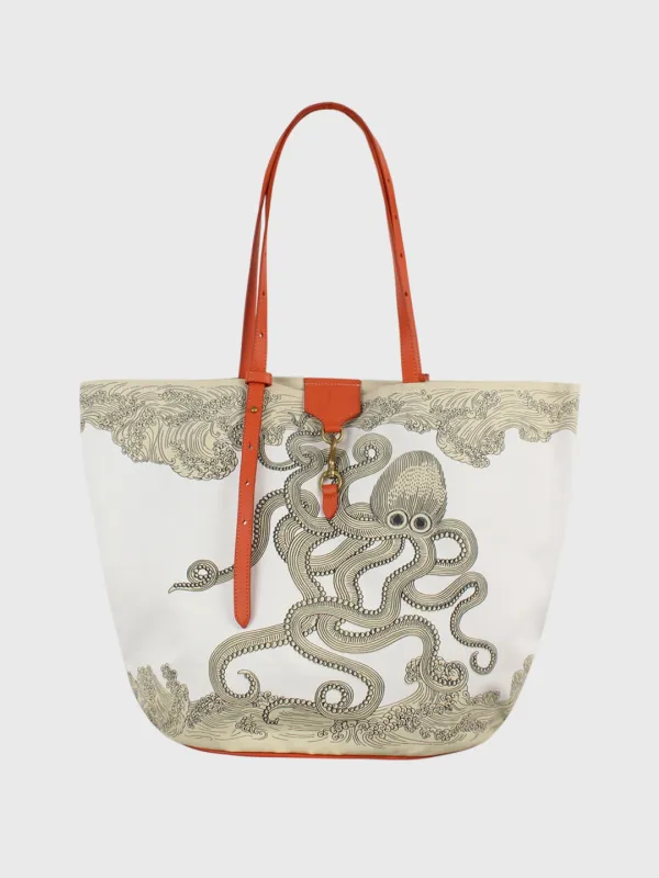 [허앤쉬 X INOUI EDITIONS]  Soft Shopping Bag (POSEIDON)