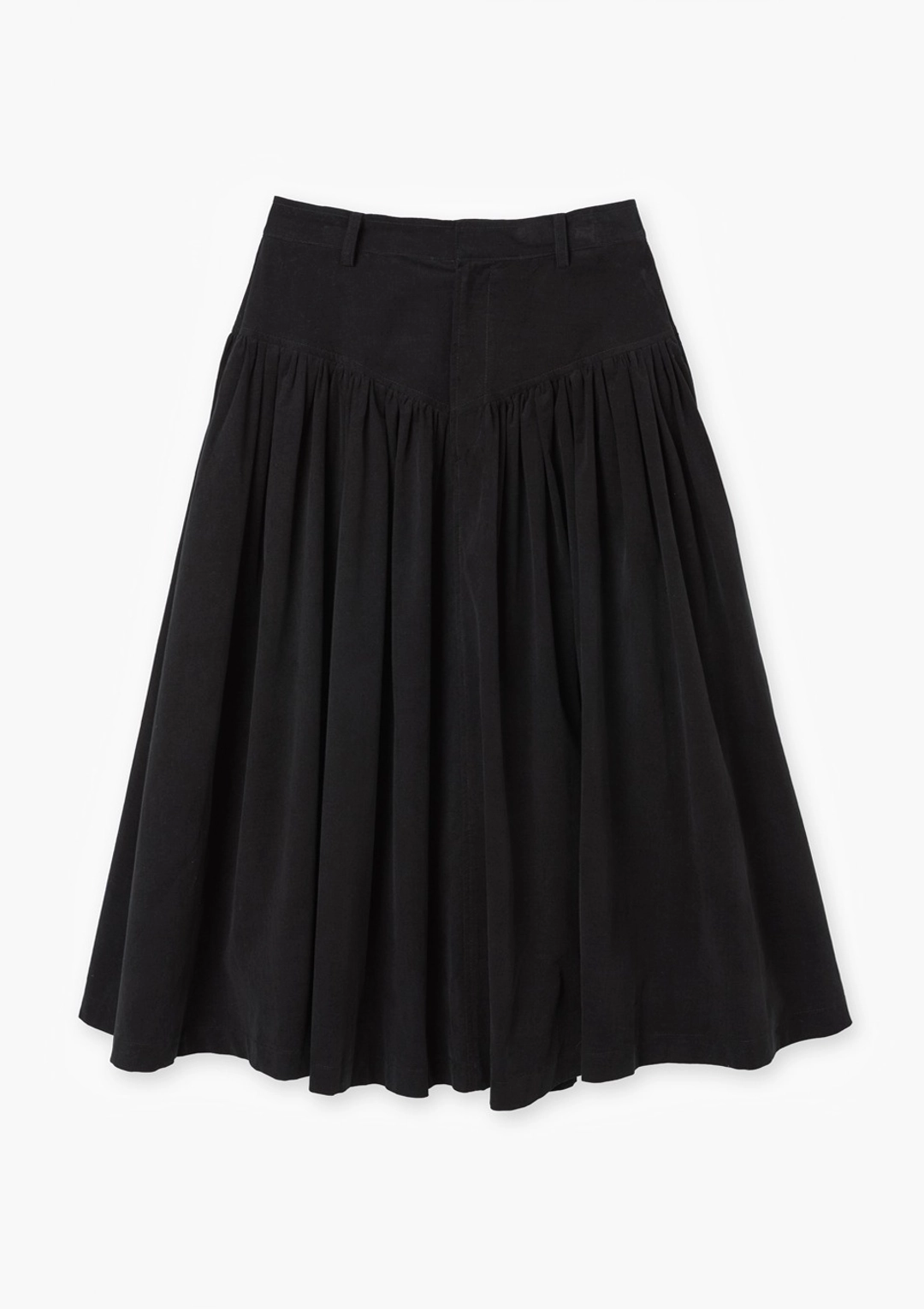 오픈도어 Godet Flare Long Skirt Black 상품 이미지 1