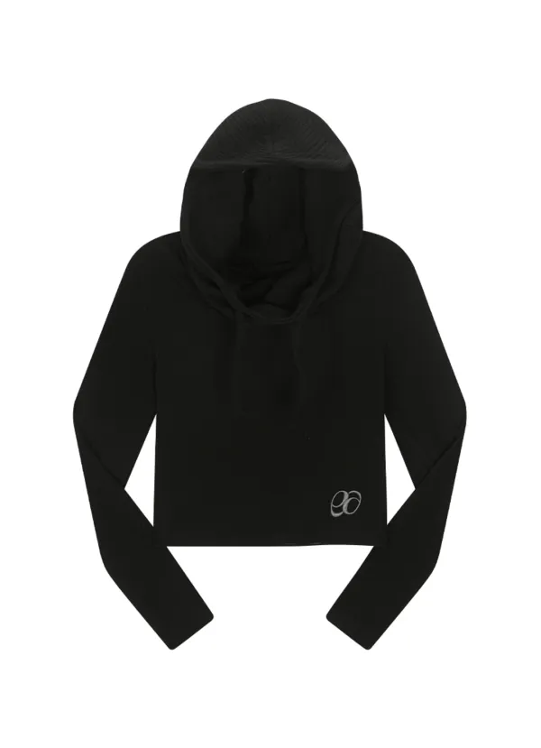 FLIP TWO WAY HOODIE / BLACK