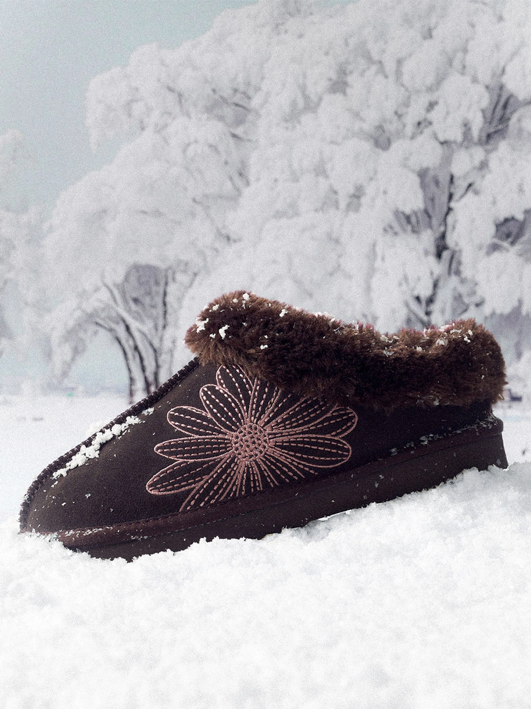 마르디 메크르디 CLASSIQUE FUR MULE (2CM)_BROWN 상품 이미지 1