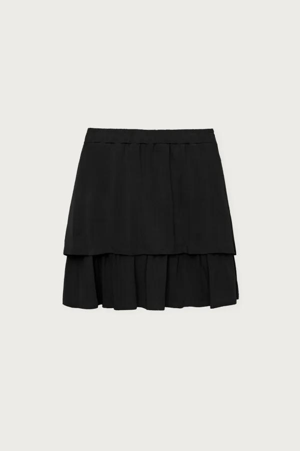 [2차 리오더] LAYERED SKIRT VER2. BLACK
