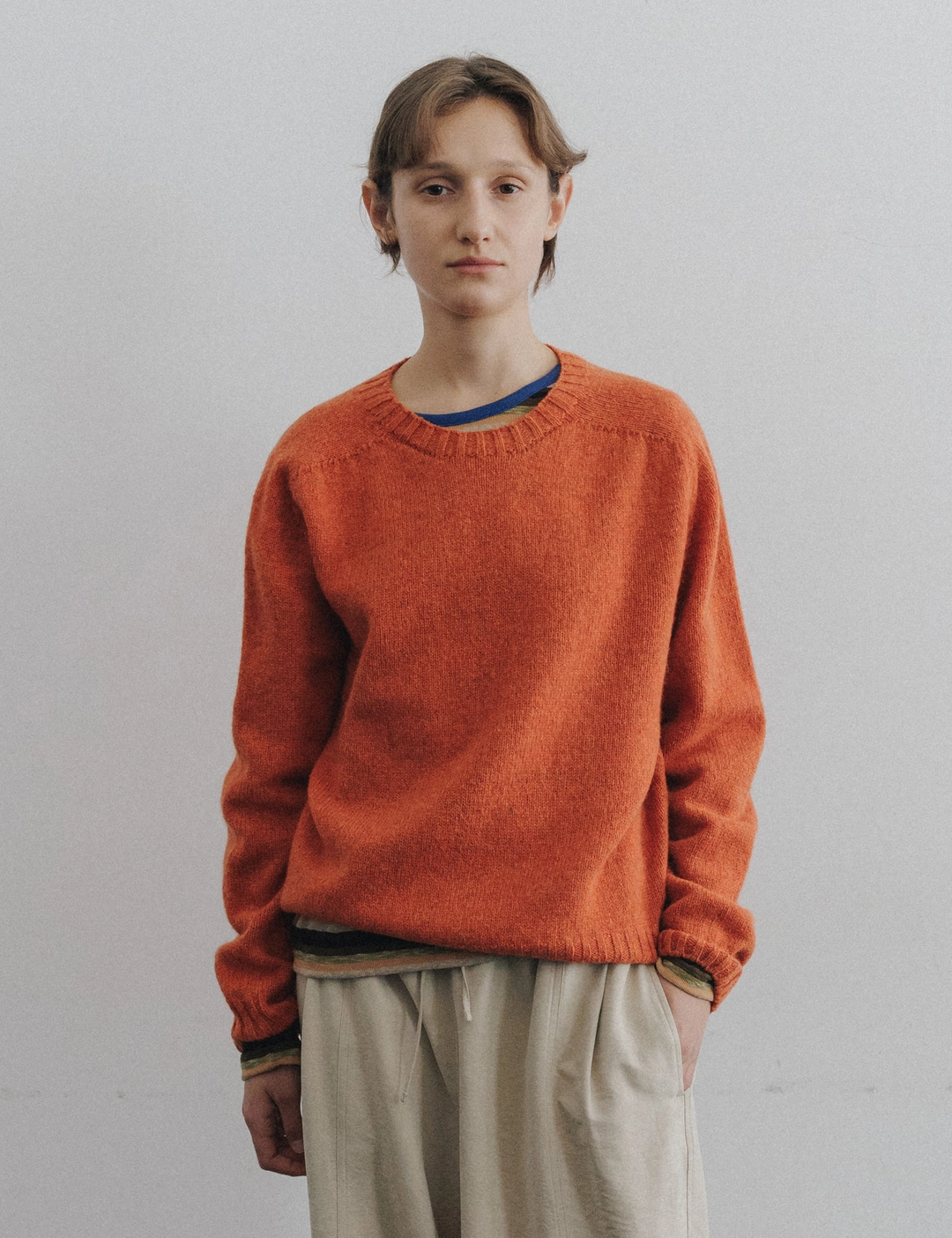 시엔느 Manon Wool Knit (Orange) 상품 이미지 1