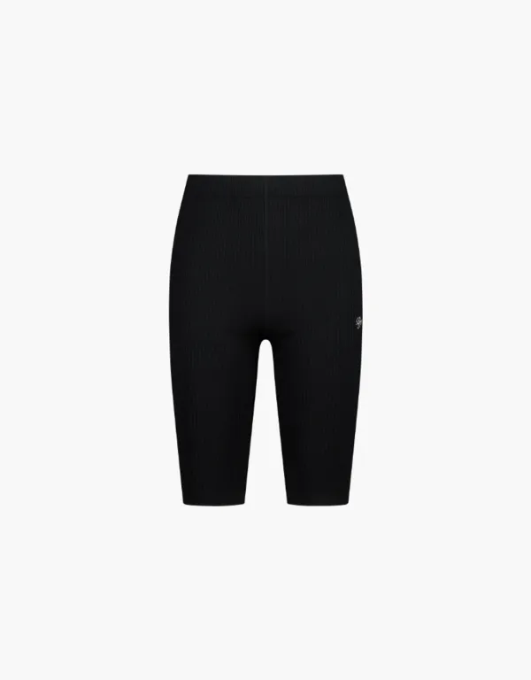 biker shorts - black