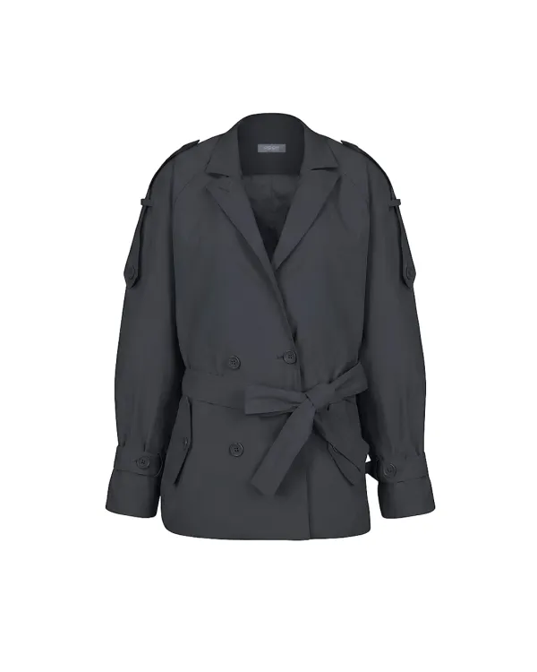Shaped mini trench - Grey