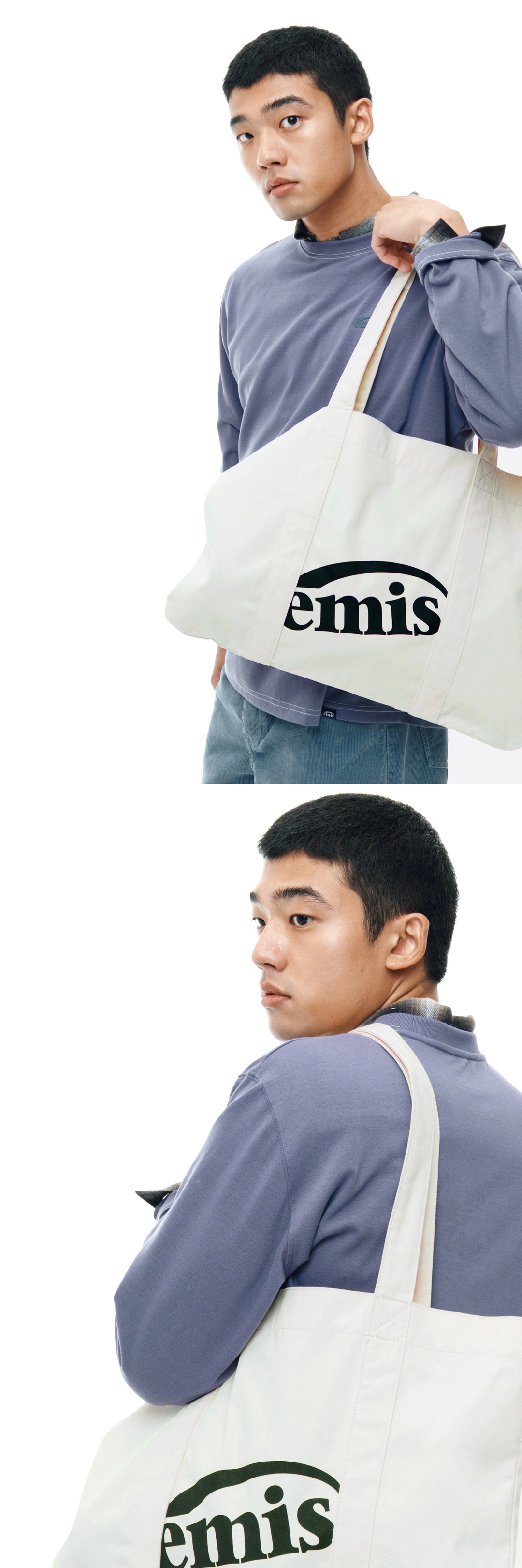이미스 LOGO PALETTE ECO BAG-IVORY 상품 이미지 3