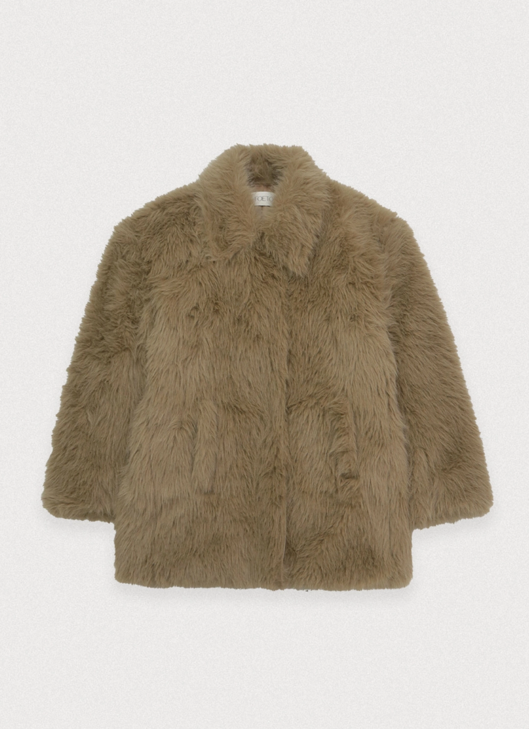 포에토 [4th] Fluffin fur jacket - beige 상품 이미지 1