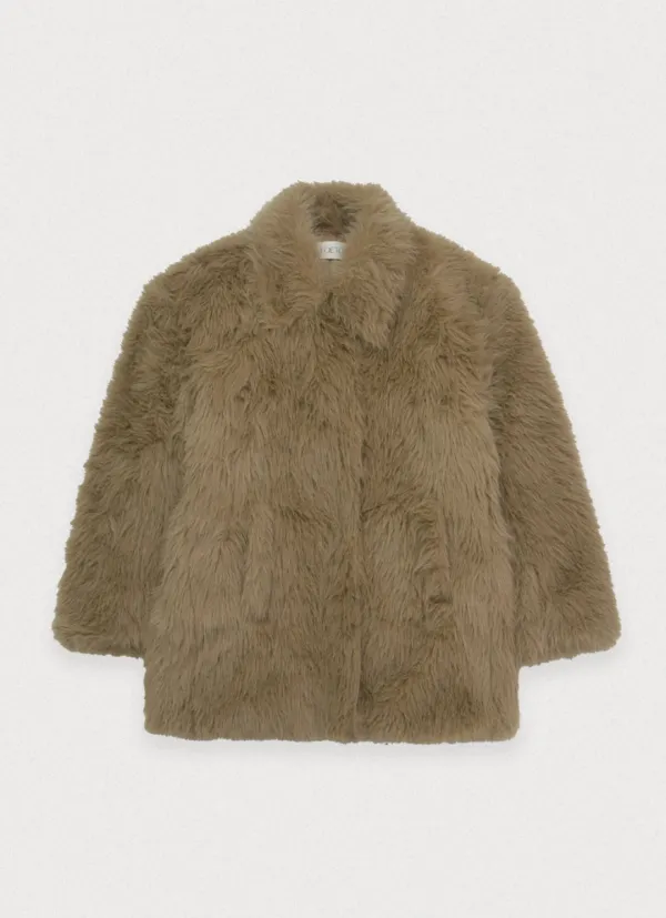 [4th] Fluffin fur jacket - beige