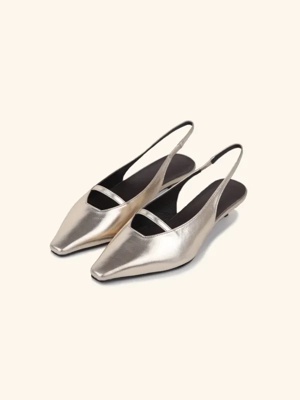 SILHOUETTE slingback / 빈티지골드
